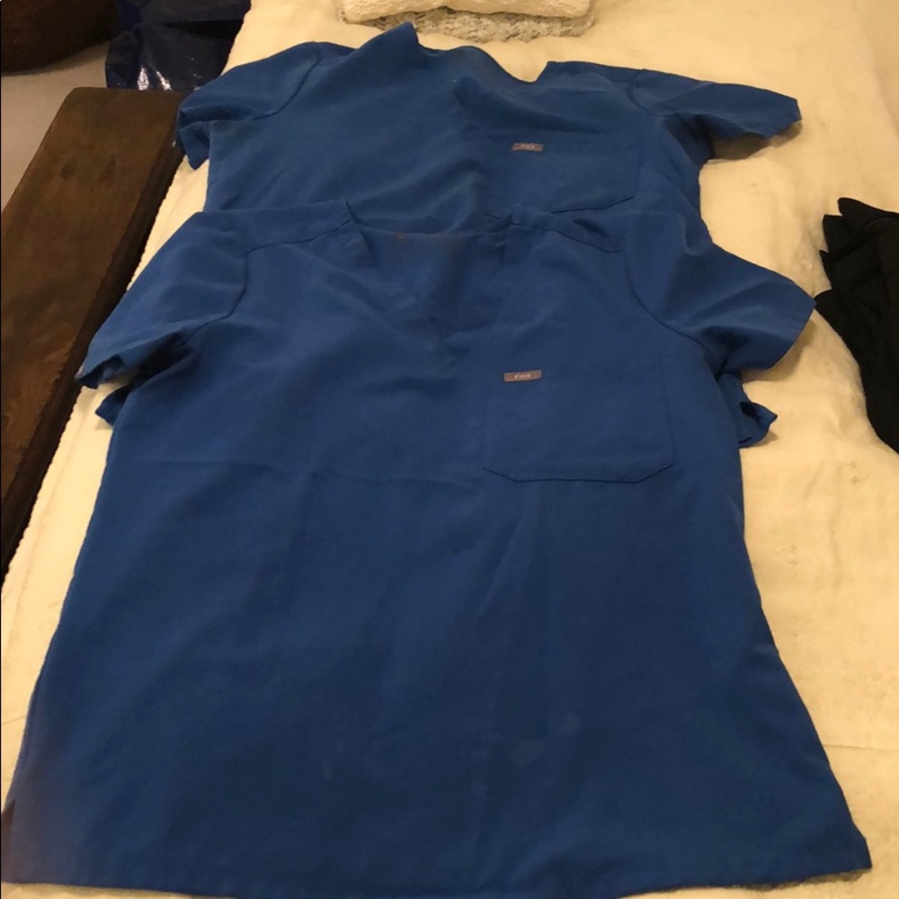 Figs Royal Blue Top